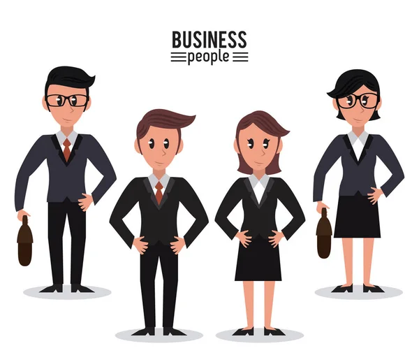 Business people cartoon — Stock Vector