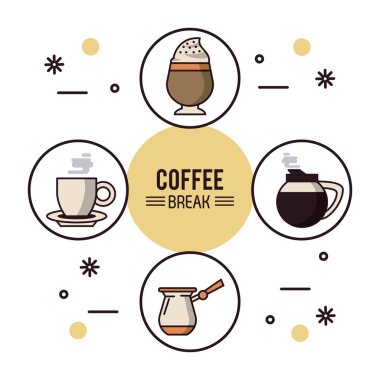 Kahve içecek Infographic