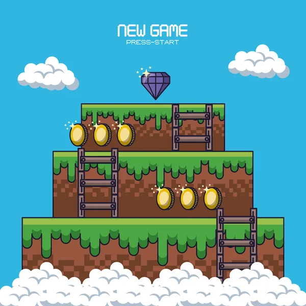 pixelated oyun sahne