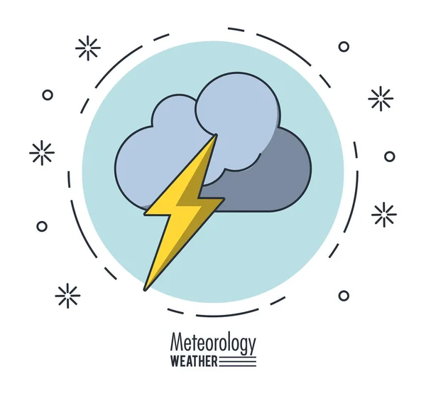 Meteorologia e meteo — Vettoriale Stock