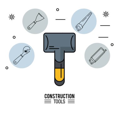 İnşaat araçları Infographic