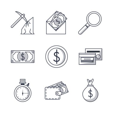 Blackchain Icons set