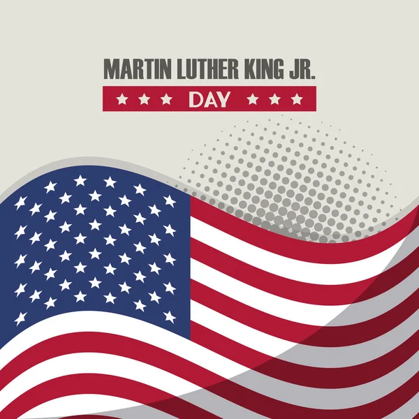 Martin Luther King JR día — Vector de stock