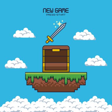 pixelated oyun sahne