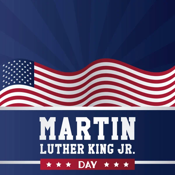 Martin Luther král Jr den — Stockový vektor