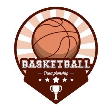 Basketbol Spor şampiyonluk mühür görüntü