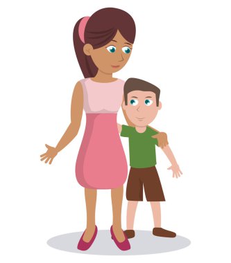 Anne ile onun oğlu güzel