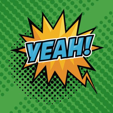 Evet pop sanat bubble