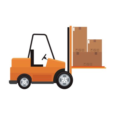 kutuları ile forklift
