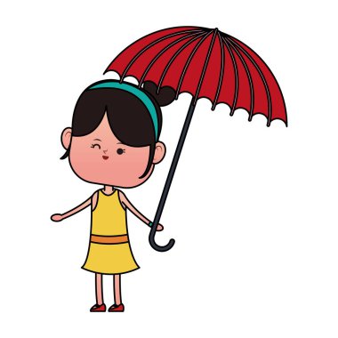 Şemsiyeli kız