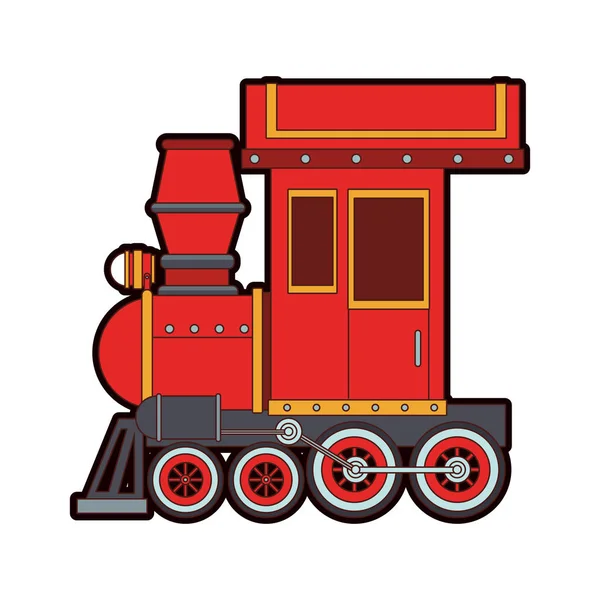 Train jouet dessin animé — Image vectorielle