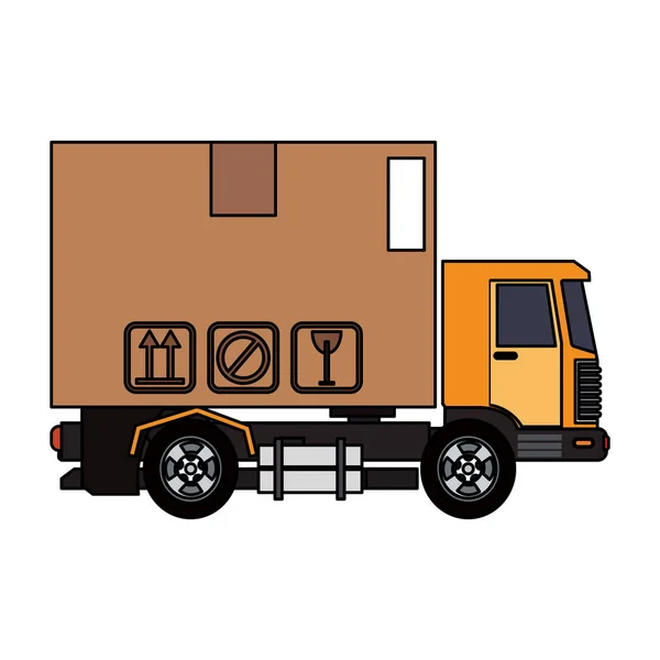 Вантажні вантажівка транспортного засобу — стоковий вектор