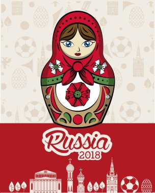 Rusya 2018 amblem tasarımı