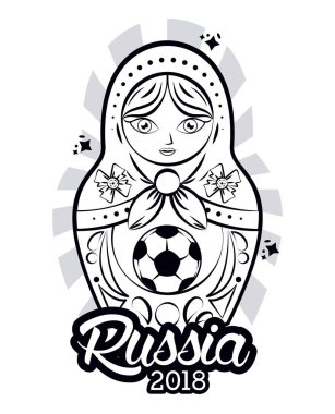 Rusya 2018 amblem tasarımı