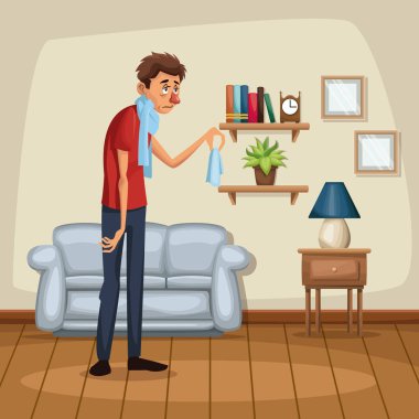 arka plan salon ev hastalık insanlarla