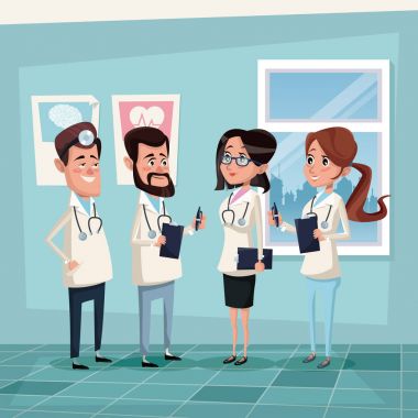 arka plan hastane odası hastane ile sağlık personeli ekip doktorlar renk