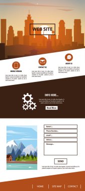 Kentsel Web sitesi şablonu