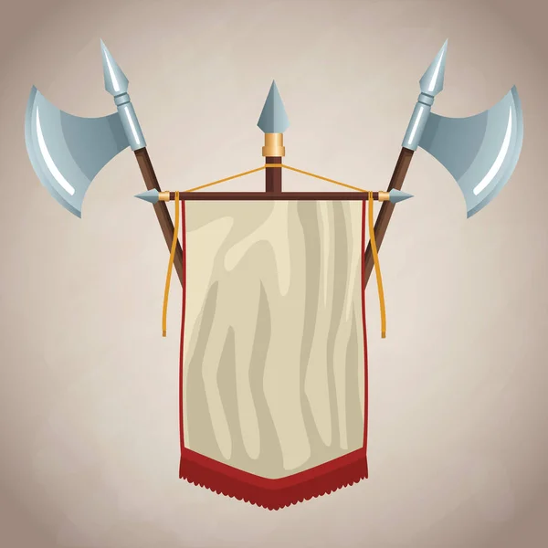 Герб Средневековой армии — стоковый вектор
