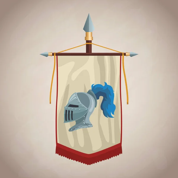 Герб Средневековой армии — стоковый вектор
