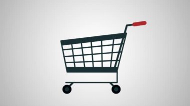 Alışveriş sepeti boş Hd animasyon
