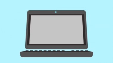 Alışveriş online--dan laptop Hd animasyon