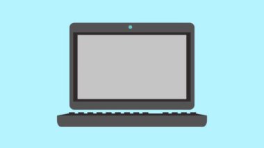 Alışveriş online--dan laptop Hd animasyon