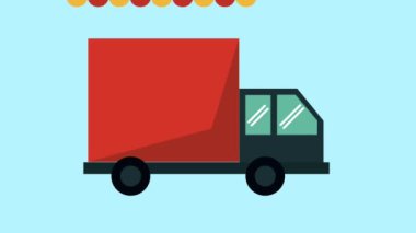 Dükkanı ve teslimat Hd animasyon