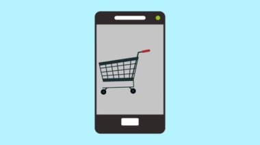 Smartphone--dan Hd animasyon alışveriş online