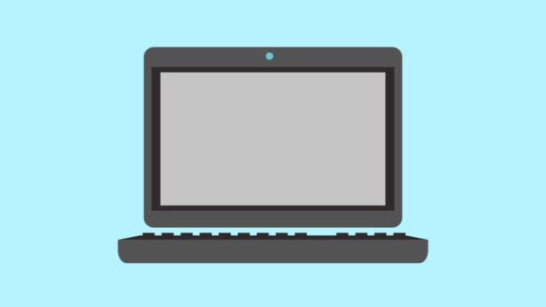 Achats en ligne de l'ordinateur portable animation HD 