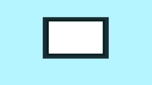 Compras on-line de animação tablet HD — Vídeo de Stock