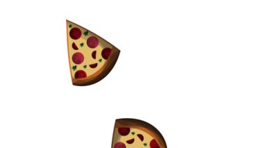 Pizza lokanta Hd animasyon yağmur