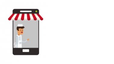 Lokanta online Hd animasyon sipariş