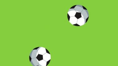 HD animasyon yağmur futbol topu