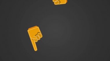 Hayran yağmur Hd animasyon eldiven