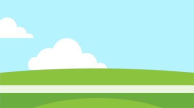 Bisiklet park Hd animasyon üzerinde