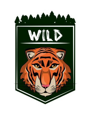 Vahşi hayvan t gömlek için yazdırma