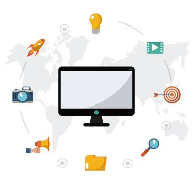 bilgisayar sosyal medya bağlantı dijital