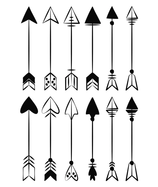 Декоративные луковые стрелы — стоковый вектор
