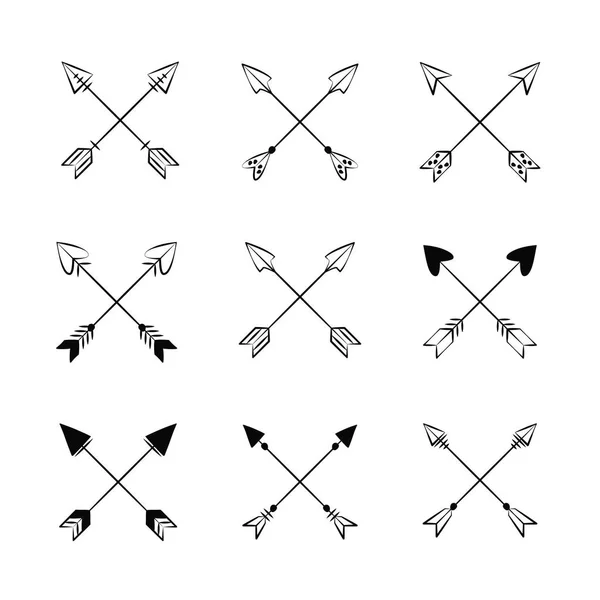 装饰弓箭 — 图库矢量图片