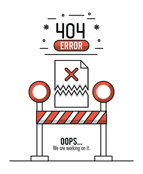 เกิดข้อผิดพลาด 404 ภาพเวกเตอร์อินฟอราฟิก — ภาพเวกเตอร์สต็อก