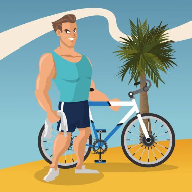 Spor Bisiklet adamla