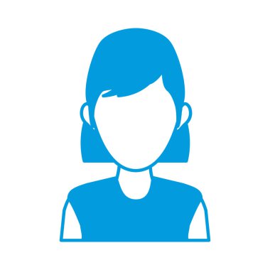 portre kadın karakter avatar çalışan simgesi