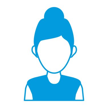 portre kadın karakter avatar çalışan simgesi