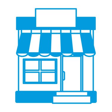 mağaza Dükkanı açık cephe görünümü oluşturma