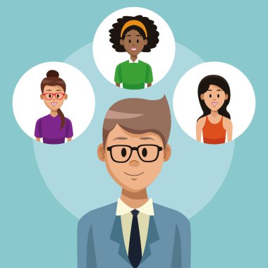 Arkadaş grubu işadamı