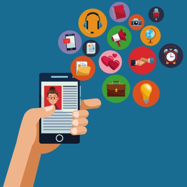 Smartphone için sosyal medya kullanarak
