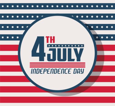 ABD Bağımsızlık Günü kartı