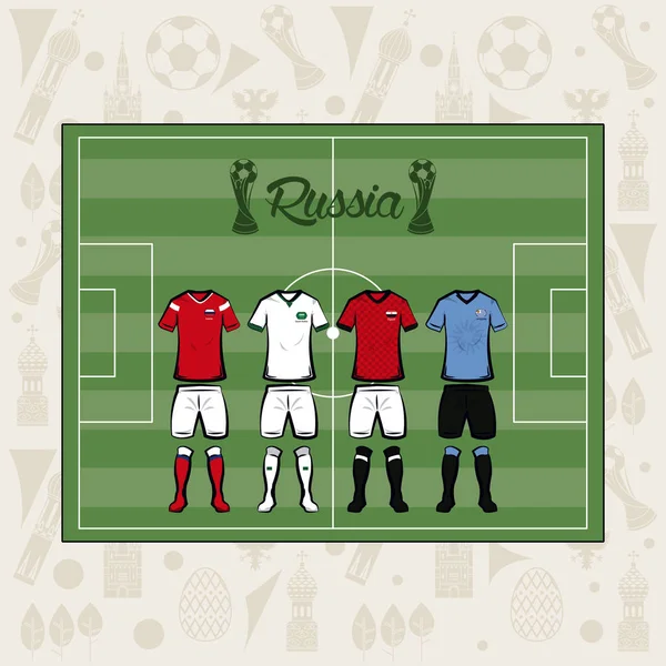 Futbol Spor giyim Rusya 2018