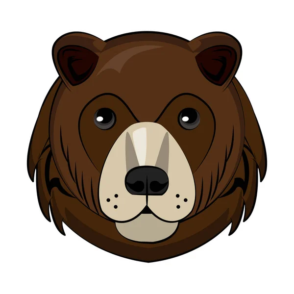 Björn vilda djur — Stock vektor
