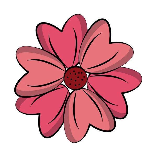 Beau symbole de fleur — Image vectorielle